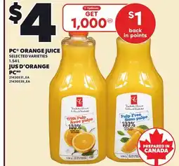 Independent Grocer PC ORANGE JUICE offer