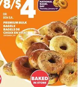 Independent Grocer PREMIUM BULK BAGELS offer
