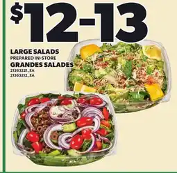 Independent Grocer LARGE SALADS offer