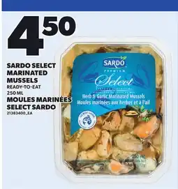 Independent Grocer SARDO SELECT MARINATED MUSSELS offer