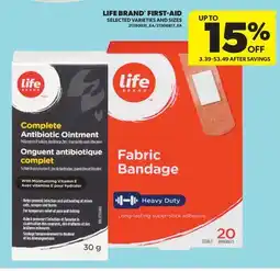 Real Canadian Superstore LIFE BRAND FIRST-AID offer