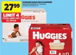 Real Canadian Superstore HUGGIES GIGA PACK DIAPERS, N - 7 42-128' S offer