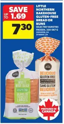 Real Canadian Superstore LITTLE NORTHERN BAKEHOUSE GLUTEN-FREE BREAD OR BUNS offer