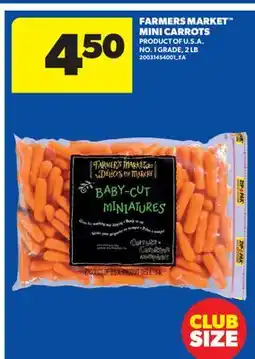 Real Canadian Superstore FARMERS MARKET MINI CARROTS, 2 LB offer