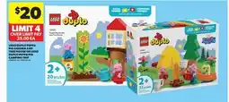 Real Canadian Superstore LEGO DUPLO PEPPA PIG GARDEN AND TREE HOUSE OR LEGO DUPLO PEPPA PIG CAMPING TRIP offer