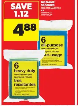 Real Canadian Superstore NO NAME SPONGES, 6'S offer
