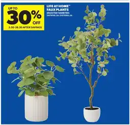 Real Canadian Superstore LIFE AT HOME FAUX PLANTS offer