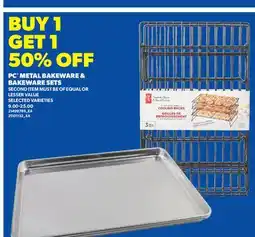 Real Canadian Superstore PC METAL BAKEWARE & BAKEWARE SETS offer