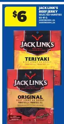 Real Canadian Superstore JACK LINK'S BEEF JERKY offer