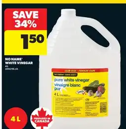 Real Canadian Superstore NO NAME WHITE VINEGAR offer