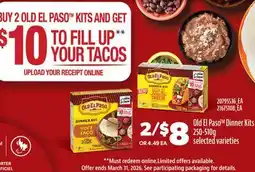 Real Canadian Superstore OLD EL PASO DINNER KITS offer