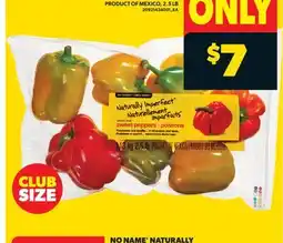 Real Canadian Superstore NO NAME NATURALLY IMPERFECT SWEET PEPPERS, 2.5 LB offer