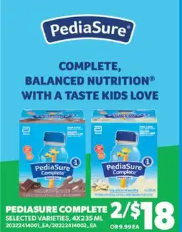 Real Canadian Superstore PEDIASURE COMPLETE offer