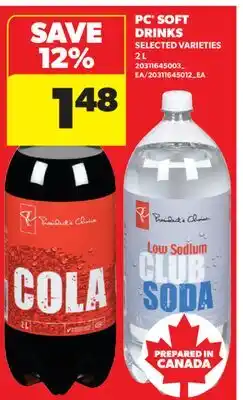Real Canadian Superstore PC SOFT DRINKS offer