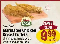 Farm Boy Farm Boy Marinated Chicken Breast Cutlets offer