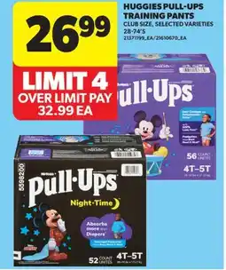 Real Canadian Superstore HUGGIES PULL-UPS TRAINING PANTS, 28-74' S offer