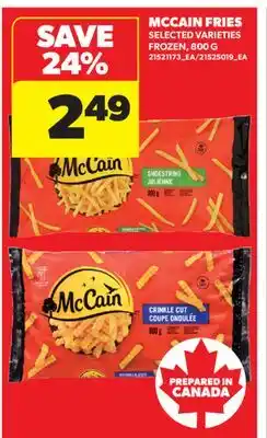 Real Canadian Superstore MCCAIN FRIES offer