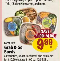 Farm Boy Farm Boy Grab & Go Bowls offer