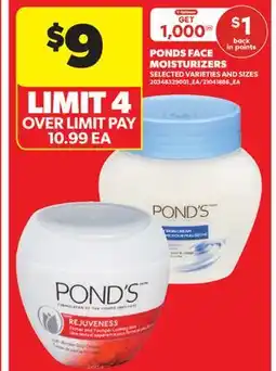 Real Canadian Superstore PONDS FACE MOISTURIZERS offer