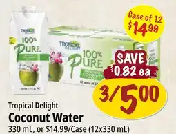 Farm Boy Tropical Delight Coconut Water offer