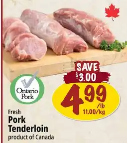 Farm Boy Fresh Pork Tenderloin offer