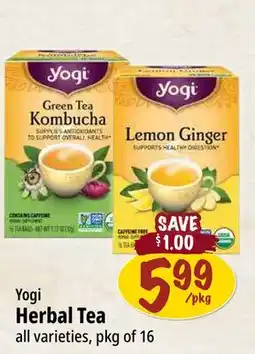 Farm Boy Yogi Herbal Tea offer
