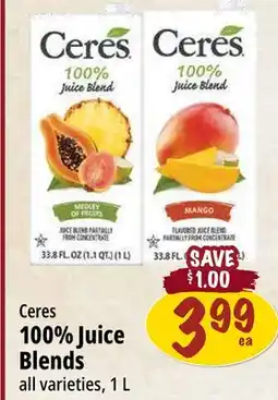 Farm Boy Ceres 100% Juice Blends offer