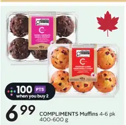 Sobeys COMPLIMENTS Muffins offer