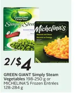 Sobeys GREEN GIANT Simply Steam Vegetables offer