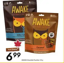 Sobeys AWAKE Chocolate Pouches offer