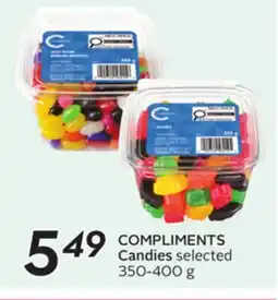 Sobeys COMPLIMENTS Candies offer