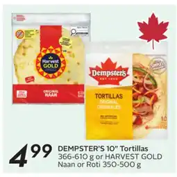 Sobeys DEMPSTER'S 10 Tortillas offer