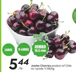 Sobeys Jumbo Cherries offer