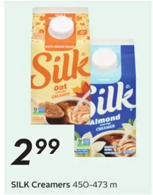 Sobeys SILK Creamers offer