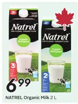 Sobeys NATREL Organic Milk offer