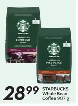 Sobeys STARBUCKS Whole Bean Coffee offer