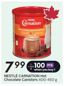 Sobeys NESTLÉ CARNATION Hot Chocolate Canisters offer