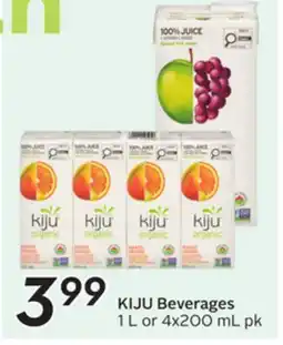 Sobeys KIJU Beverages offer