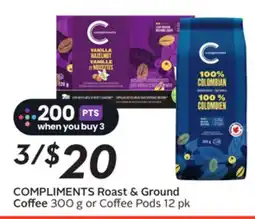 Sobeys COMPLIMENTS Roast & Ground Coffee offer
