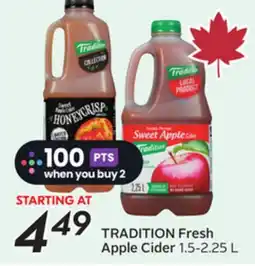 Sobeys TRADITION Fresh Apple Cider offer