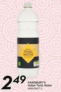 Sobeys SAINSBURY'S Indian Tonic Water offer