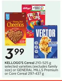 Sobeys KELLOGG'S Cereal offer