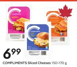 Sobeys COMPLIMENTS Sliced Cheeses offer