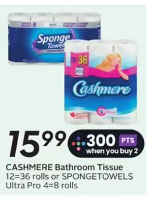 Sobeys CASHMERE Bathroom Tissue offer