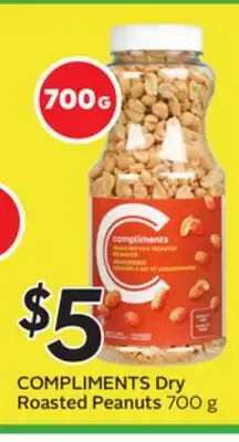 Sobeys COMPLIMENTS Dry Roasted Peanuts offer