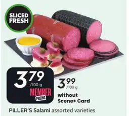 Sobeys PILLER'S Salami offer