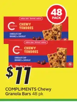 Sobeys COMPLIMENTS Chewy Granola Bars offer