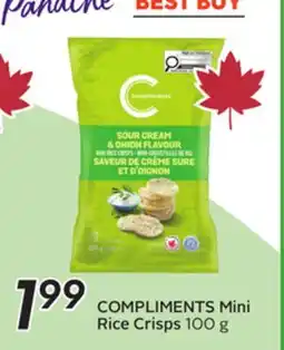 Sobeys COMPLIMENTS Rice Crisps offer