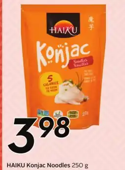 Sobeys HAIKU Konjac Noodles offer