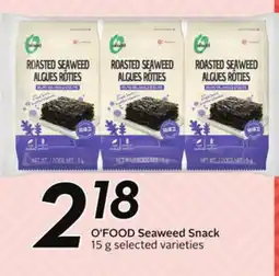 Sobeys O'FOOD Seaweed Snack offer